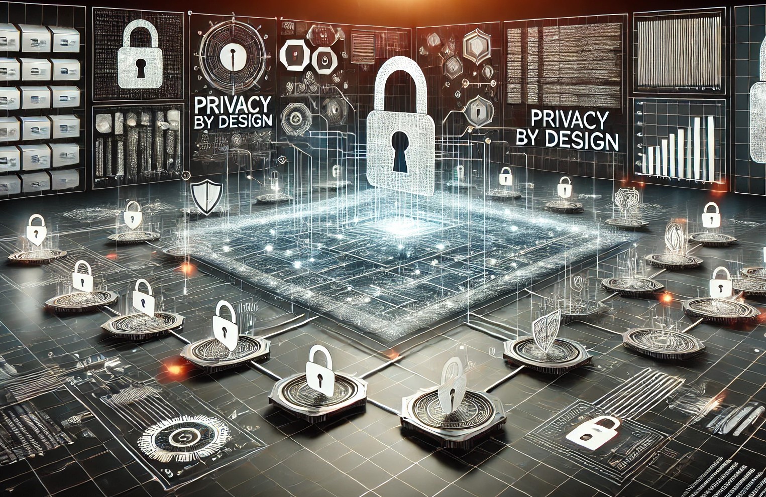 Different Examples Of Privacy Indesign Privacy by Design zapewni wysoki poziom bezpieczeństwa